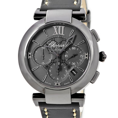 腕時計 ショパール CHOPARD インペリアーレ クロノ 40mm 388549-3007 自動巻き メンズ ブラック DLC加工 デイト クロノグラフ