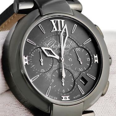 腕時計 ショパール CHOPARD インペリアーレ クロノ 40mm 388549-3007 自動巻き メンズ ブラック DLC加工 デイト クロノグラフ