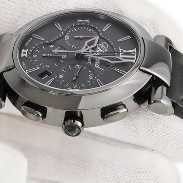 腕時計 ショパール CHOPARD インペリアーレ クロノ 40mm 388549-3007 自動巻き メンズ ブラック DLC加工 デイト クロノグラフ