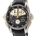 腕時計 ユリスナルダン ULYSSE NARDIN ソナタ ストリームライン 675-00 自動巻き メンズ チタン×K18RG×セラミック ブラック アラーム
