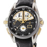 腕時計 ユリスナルダン ULYSSE NARDIN ソナタ ストリームライン 675-00 自動巻き メンズ チタン×K18RG×セラミック ブラック アラーム