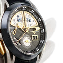 腕時計 ユリスナルダン ULYSSE NARDIN ソナタ ストリームライン 675-00 自動巻き メンズ チタン×K18RG×セラミック ブラック アラーム