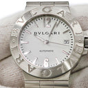 腕時計 ブルガリ BVLGARI ディアゴノ スポーツ LCV38S 自動巻き メンズ ホワイト デイト バー アラビア