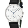 腕時計 ノモス NOMOS タンジェント 139 手巻き メンズ スモールセコンド 青針 アラビア バー シースルーバック