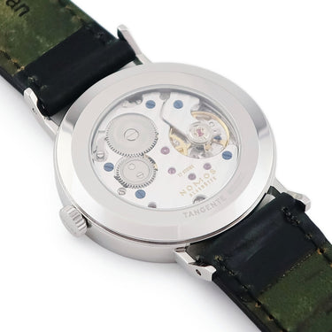腕時計 ノモス NOMOS タンジェント 139 手巻き メンズ スモールセコンド 青針 アラビア バー シースルーバック