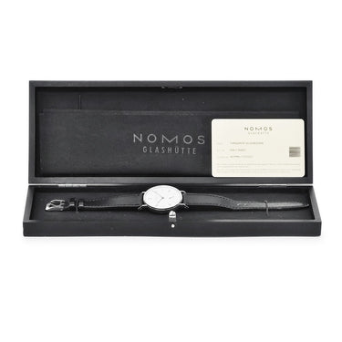 腕時計 ノモス NOMOS タンジェント 139 手巻き メンズ スモールセコンド 青針 アラビア バー シースルーバック
