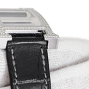 腕時計 エルメス HERMES Hウォッチ PM HH4.230 クオーツ レディース 純正ダイヤ オブシディアン 黒曜石