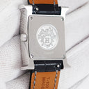 腕時計 エルメス HERMES Hウォッチ PM HH4.230 クオーツ レディース 純正ダイヤ オブシディアン 黒曜石