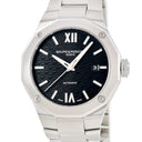 腕時計 ボーム&メルシエ BAUME&MERCIER リビエラ オートマティック M0A10621 自動巻き メンズ 新品同様 ブラック デイト バー ローマン