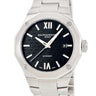 腕時計 ボーム&メルシエ BAUME&MERCIER リビエラ オートマティック M0A10621 自動巻き メンズ 新品同様 ブラック デイト バー ローマン