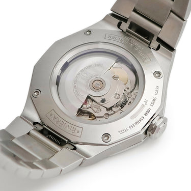 腕時計 ボーム&メルシエ BAUME&MERCIER リビエラ オートマティック M0A10621 自動巻き メンズ 新品同様 ブラック デイト バー ローマン