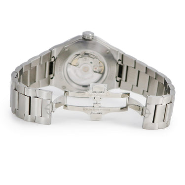 腕時計 ボーム&メルシエ BAUME&MERCIER リビエラ オートマティック M0A10621 自動巻き メンズ 新品同様 ブラック デイト バー ローマン
