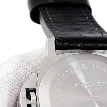 腕時計 パネライ PANERAI ルミノール ベース ロゴ アッチャイオ PAM00630 R番 手巻き メンズ R番 ホワイト 白 アラビア