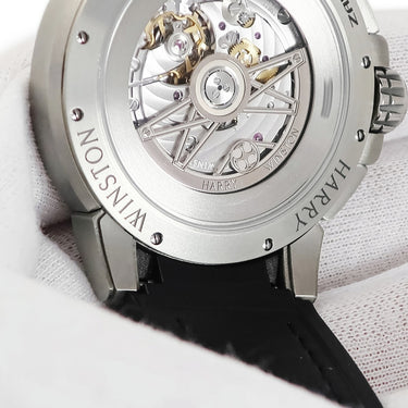 腕時計 ハリーウィンストン Harry Winston オーシャン プロジェクト Z14 OCEARS42ZZ001 自動巻き メンズ 合金 レトログラードセコンド 限定