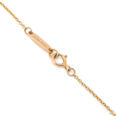 ティファニー Tiffany & Co T スマイル ペンダント スモール ダイヤモンド 63058815 ローズゴールド K18RG ダイヤモンド ネックレス T&Co. T smile Au750 18K 18金