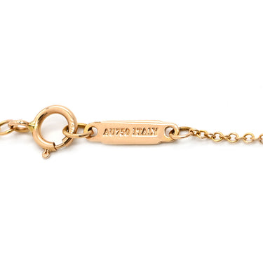 ティファニー Tiffany & Co T スマイル ペンダント スモール ダイヤモンド 63058815 ローズゴールド K18RG ダイヤモンド ネックレス T&Co. T smile Au750 18K 18金