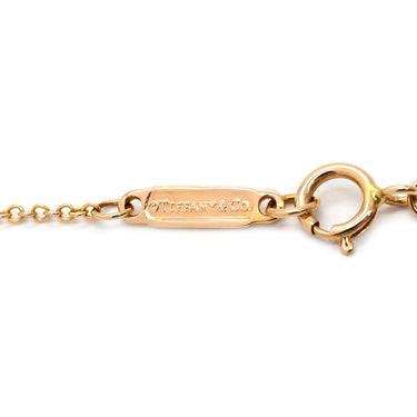 ティファニー Tiffany & Co T スマイル ペンダント スモール ダイヤモンド 63058815 ローズゴールド K18RG ダイヤモンド ネックレス T&Co. T smile Au750 18K 18金