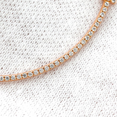 ティファニー Tiffany & Co T スマイル ペンダント スモール ダイヤモンド 63058815 ローズゴールド K18RG ダイヤモンド ネックレス T&Co. T smile Au750 18K 18金