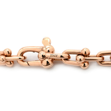 ティファニー Tiffany & Co ハードウェア マイクロリンク 73584477 ピンクゴールド K18PG ネックレス Tiffany&Co.
