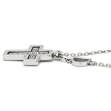 ダミアーニ DAMIANI ベルエポック ダイヤモンド ペンダント ホワイトゴールド K18WG ダイヤモンド ネックレス 18K 750 WG 十字架 クロス