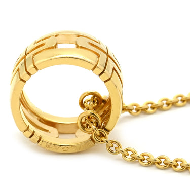 ブルガリ BVLGARI オープン パレンテシ イエローゴールド K18YG ネックレス ペンダント 18K 750YG 18金