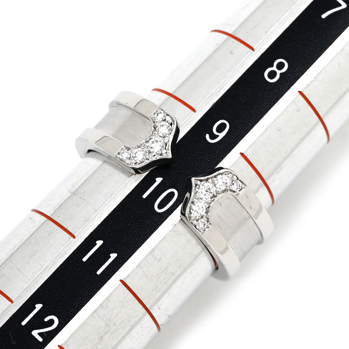 カルティエ Cartier C2 ダイヤリング B4044249 ホワイトゴールド #49