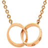 カルティエ Cartier ベビー ラブ B7212300 ピンクゴールド K18PG ネックレス Love ペンダント PG Au750 18K 18金 インターロッキング サークル