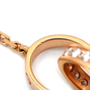 カルティエ Cartier Love ネックレス セミパヴェ ピンクゴールド K18PG ダイヤモンド ネックレス Cartier 18金 750PG PG ベビーラブ ダイヤ 18K