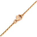 カルティエ Cartier Love ネックレス セミパヴェ ピンクゴールド K18PG ダイヤモンド ネックレス Cartier 18金 750PG PG ベビーラブ ダイヤ 18K