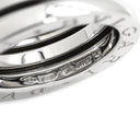 ブルガリ BVLGARI ビーゼロワン B-zero1 2バンドリング ホワイトゴールド K18WG #48(JP8) リング 指輪 750 18金 WG 7.5号