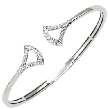 ブルガリ BVLGARI ディーヴァ ドリーム ホワイトゴールド K18WG ダイヤモンド 14039 ブレスレット Au750 18K パヴェダイヤ 扇型モチーフ