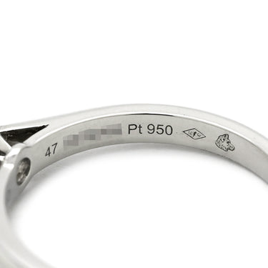 カルティエ Cartier ソリテール 1895 プラチナシルバー Pt950 ダイヤモンド #47(JP7) リング 指輪 ダイヤモンド ブリリアントカット 立爪 0.34ct 7号