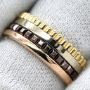 ブシュロン BOUCHERON キャトル クラシック スモール JRG00290 4カラー K18YG K18PG K18WG ブラウンPVD #50(JP10) リング 指輪 750 18K PVD 9.5号
