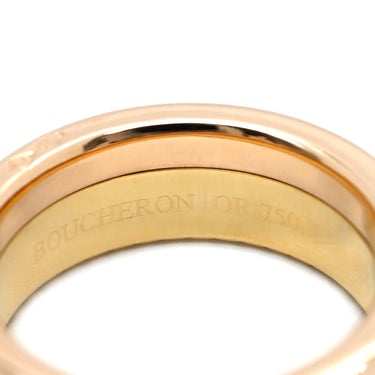 ブシュロン BOUCHERON キャトル クラシック スモール JRG00290 4カラー K18YG K18PG K18WG ブラウンPVD #50(JP10) リング 指輪 750 18K PVD 9.5号