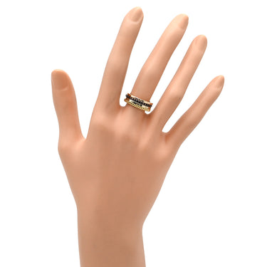 ブシュロン BOUCHERON キャトル クラシック スモール JRG00290 4カラー K18YG K18PG K18WG ブラウンPVD #50(JP10) リング 指輪 750 18K PVD 9.5号