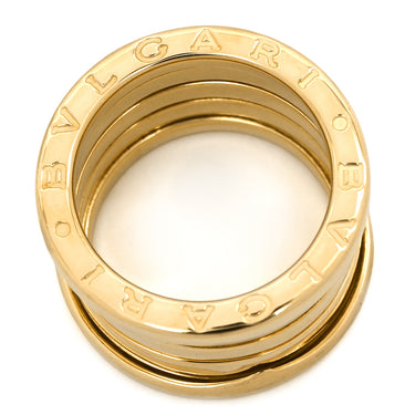 ブルガリ BVLGARI ビーゼロワン B-zero1 4バンドリング イエローゴールド K18YG #49(JP9) リング 指輪 750 18金 YG 8号