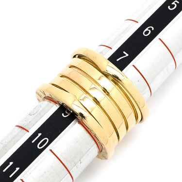ブルガリ BVLGARI ビーゼロワン B-zero1 4バンドリング イエローゴールド K18YG #49(JP9) リング 指輪 750 18金 YG 8号