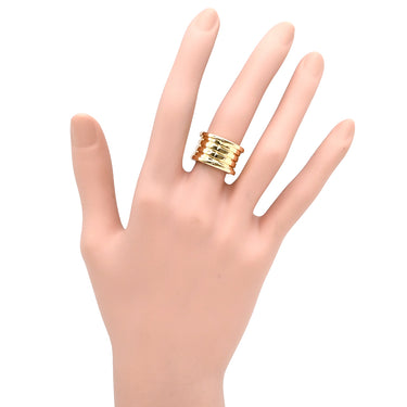 ブルガリ BVLGARI ビーゼロワン B-zero1 4バンドリング イエローゴールド K18YG #49(JP9) リング 指輪 750 18金 YG 8号