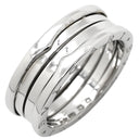 ブルガリ BVLGARI ビーゼロワン B-zero1 2バンドリング ホワイトゴールド K18WG #62(JP22) リング 指輪 750 18金 WG 20.5号