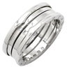 ブルガリ BVLGARI ビーゼロワン B-zero1 2バンドリング ホワイトゴールド K18WG #62(JP22) リング 指輪 750 18金 WG 20.5号