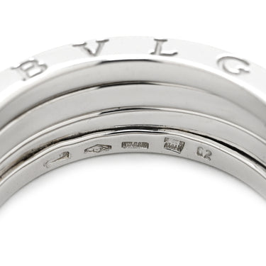 ブルガリ BVLGARI ビーゼロワン B-zero1 2バンドリング ホワイトゴールド K18WG #62(JP22) リング 指輪 750 18金 WG 20.5号