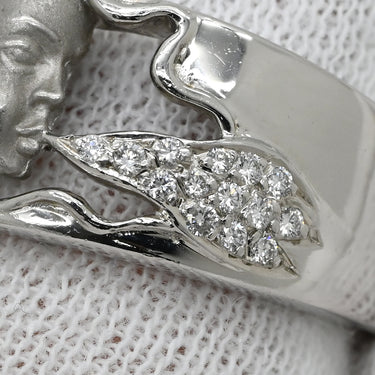 カレライカレラ Carrera y Carrera 女神 ダイヤリング ホワイトゴールド K18WG ダイヤモンド リング 指輪 Carrera y Carrera 750 18金 WG マット・フィニッシュ 13号