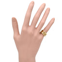 ブルガリ BVLGARI ビーゼロワン B-zero1 2バンドリング イエローゴールド K18YG #47(JP7) リング 指輪 750 18金 YG 6号