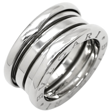 ブルガリ BVLGARI ビーゼロワン B-zero1 3バンド ホワイトゴールド K18WG #50(JP10) リング 指輪 Au750 18K 18金 WG 9号