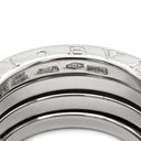 ブルガリ BVLGARI ビーゼロワン B-zero1 3バンド ホワイトゴールド K18WG #50(JP10) リング 指輪 Au750 18K 18金 WG 9号