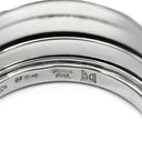 ブルガリ BVLGARI ビーゼロワン B-zero1 3バンド ホワイトゴールド K18WG #50(JP10) リング 指輪 Au750 18K 18金 WG 9号