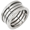 ブルガリ BVLGARI ビーゼロワン B-zero1 4バンドリング 346594 ホワイトゴールド K18WG #54 リング 指輪 Au750 18K 18金 13.5号