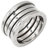 ブルガリ BVLGARI ビーゼロワン B-zero1 4バンドリング 346594 ホワイトゴールド K18WG #54 リング 指輪 Au750 18K 18金 13.5号