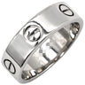 カルティエ Cartier ラブリング B4084700 ホワイトゴールド K18WG #57(JP17) リング 指輪 クラシックモデル LOVE Ring 750 18K WG 16号