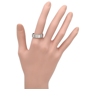 カルティエ Cartier ラブリング B4084700 ホワイトゴールド K18WG #57(JP17) リング 指輪 クラシックモデル LOVE Ring 750 18K WG 16号